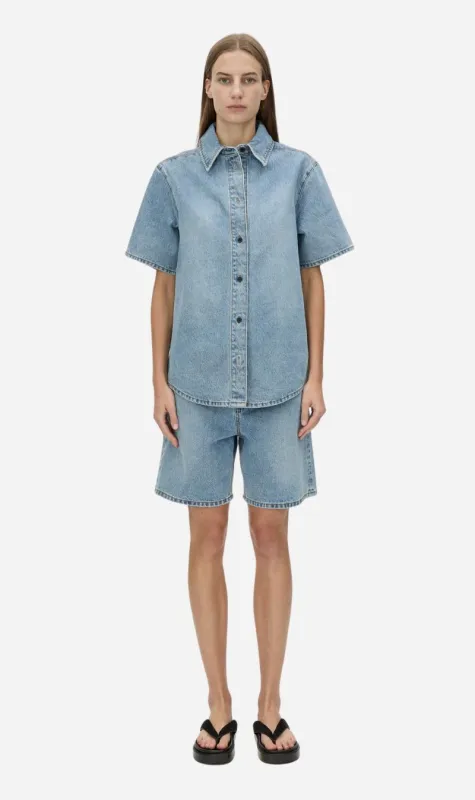 Camilla and Marc | Diego Denim Shirt - Light Vintage Blue sold by Sister & Co