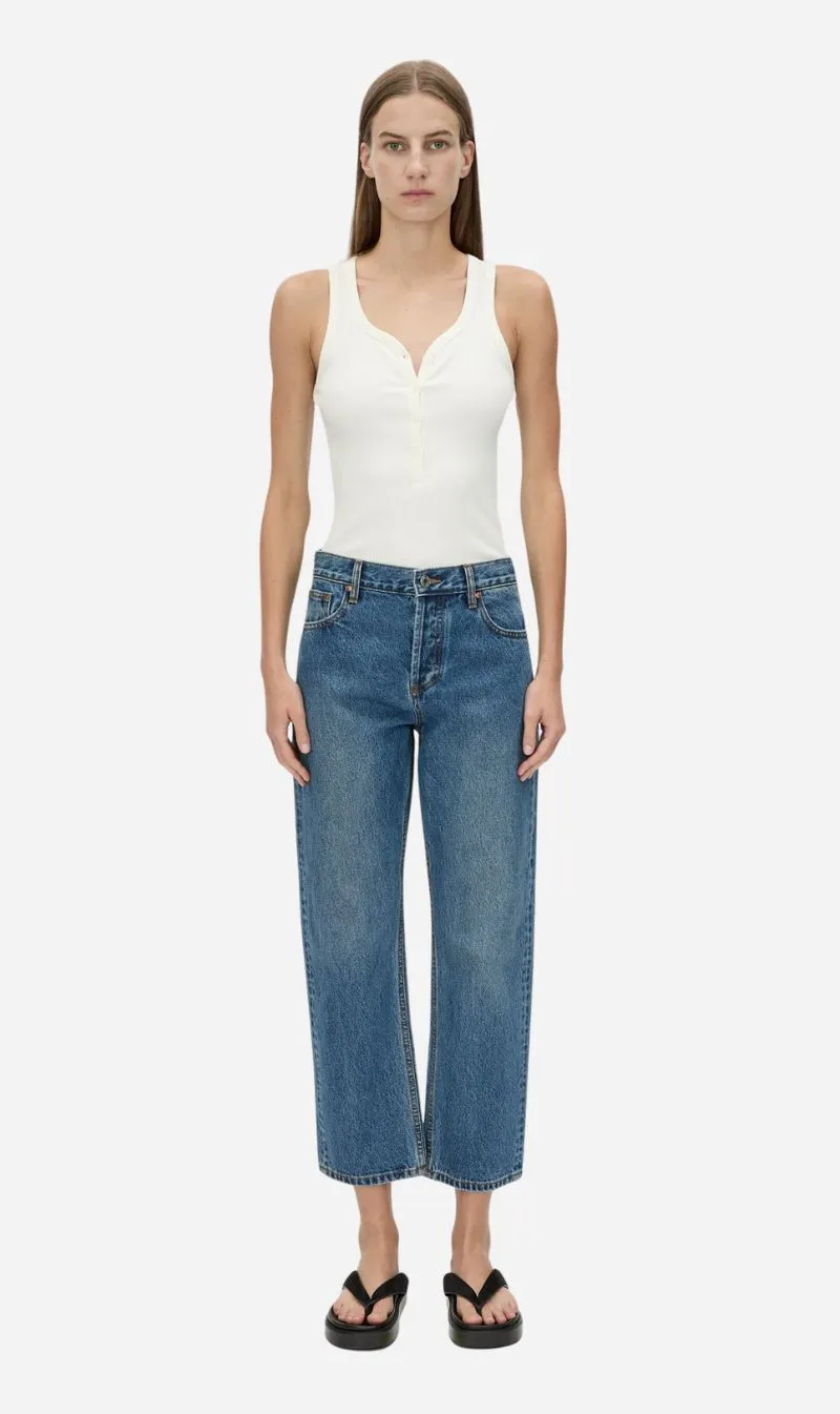 Camilla and Marc | Nora Button Down Tank - Soft White sold by Sisters & Co