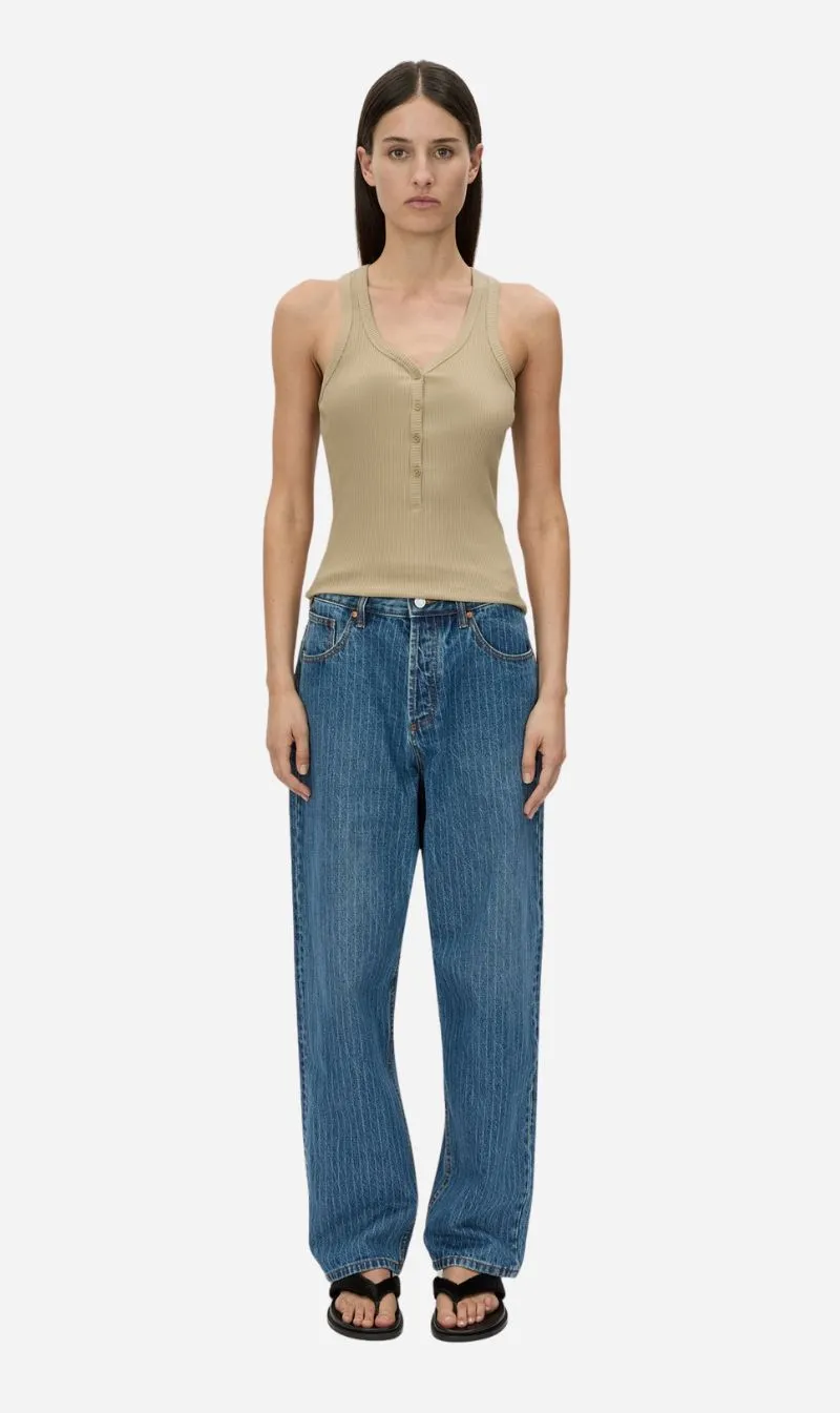 Camilla and Marc | Nora Button Down Tank - Sepia sold by Sisters & Co