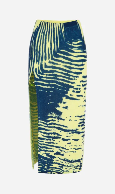 Nagnata | Mirage Midi Skirt - Sand sold by Sisters & Co