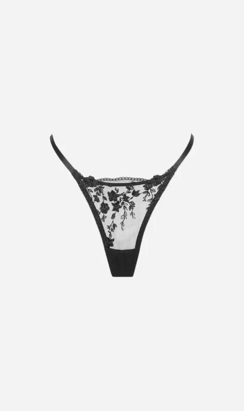Kat the Label | Sofia Thong - Black sold by Sister & Co