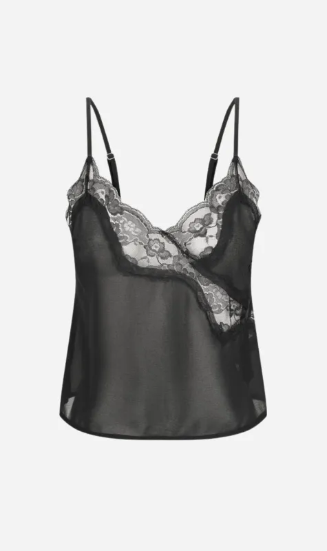 Kat the Label | Hayden Camisole - Black sold by Sister & Co