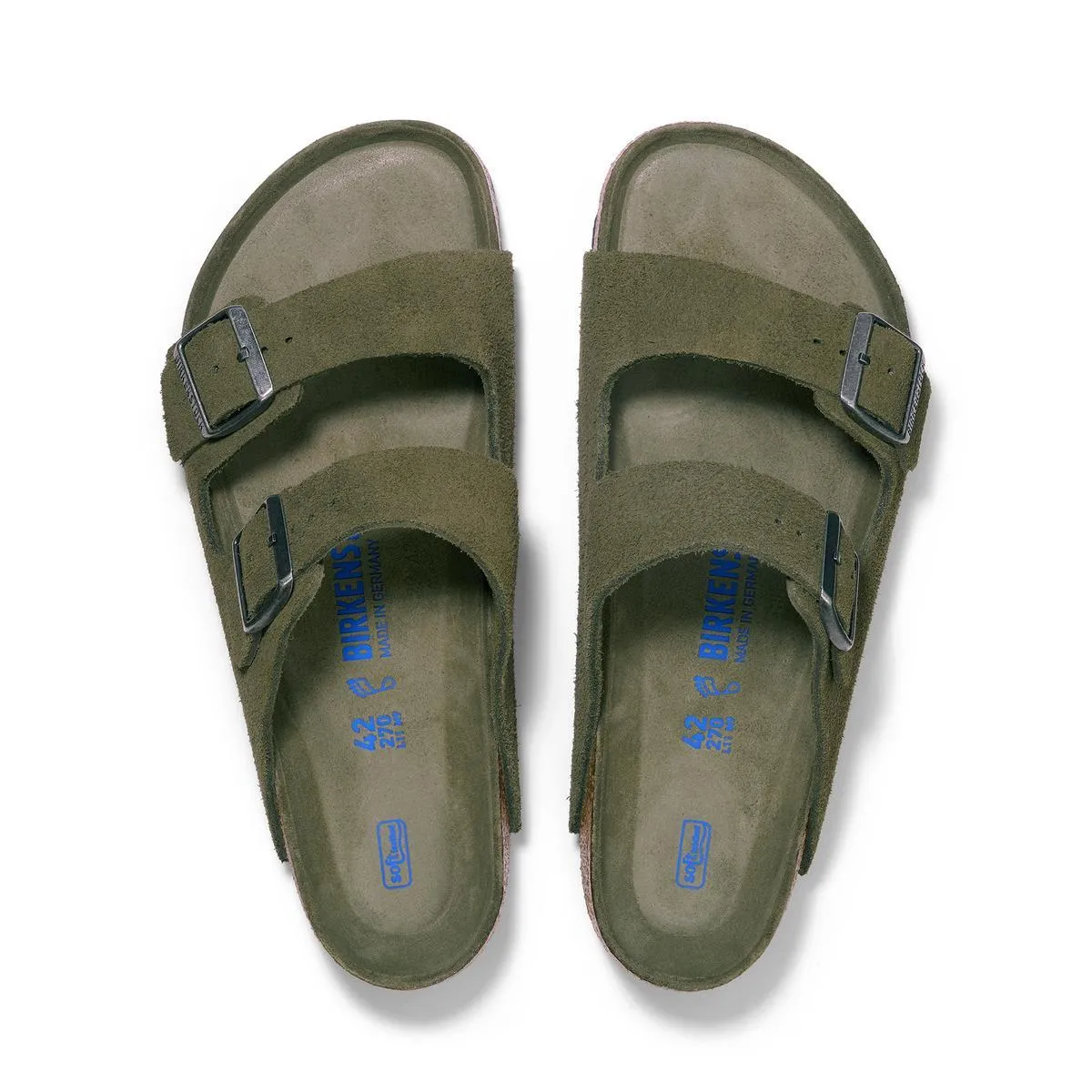 Birkenstock | Arizona Soft Foot Bed Suede Reg - Thyme sold by Sisters & Co product image thumbnail 5