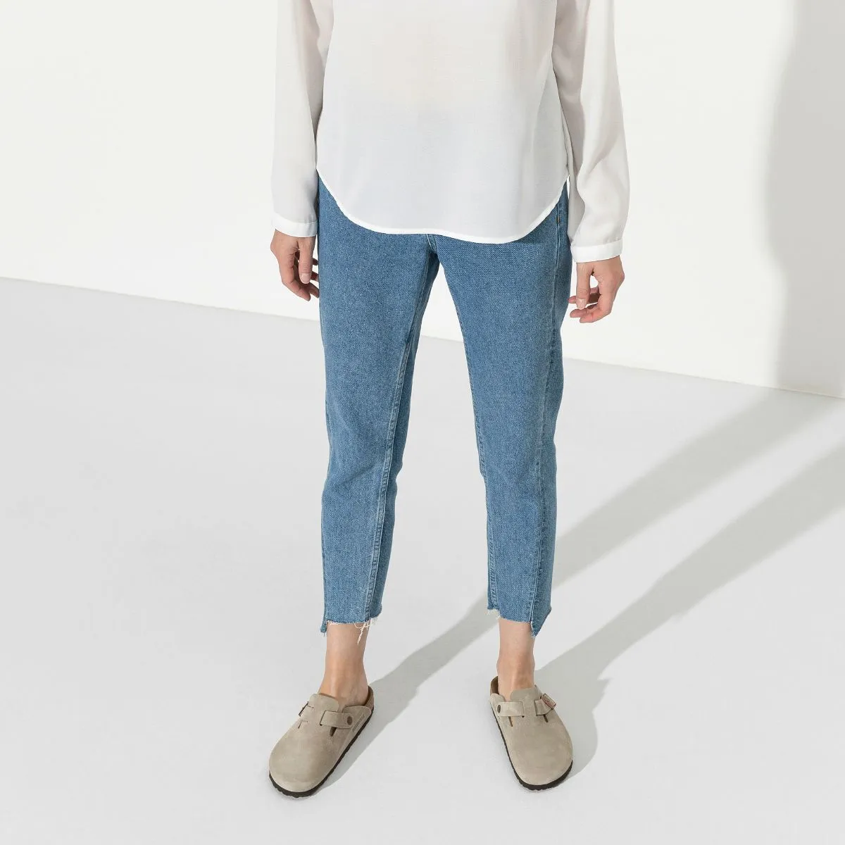 Birkenstock | Boston Soft Foot Bed Suede Reg - Taupe sold by Sisters & Co product image thumbnail 2