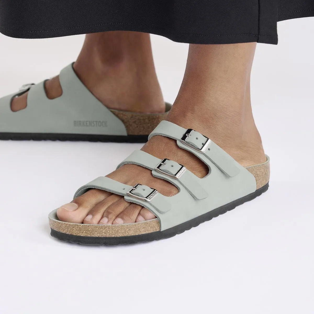 Birkenstock | Florida Nubuck Reg - Pure Sage sold by Sisters & Co product image thumbnail 4