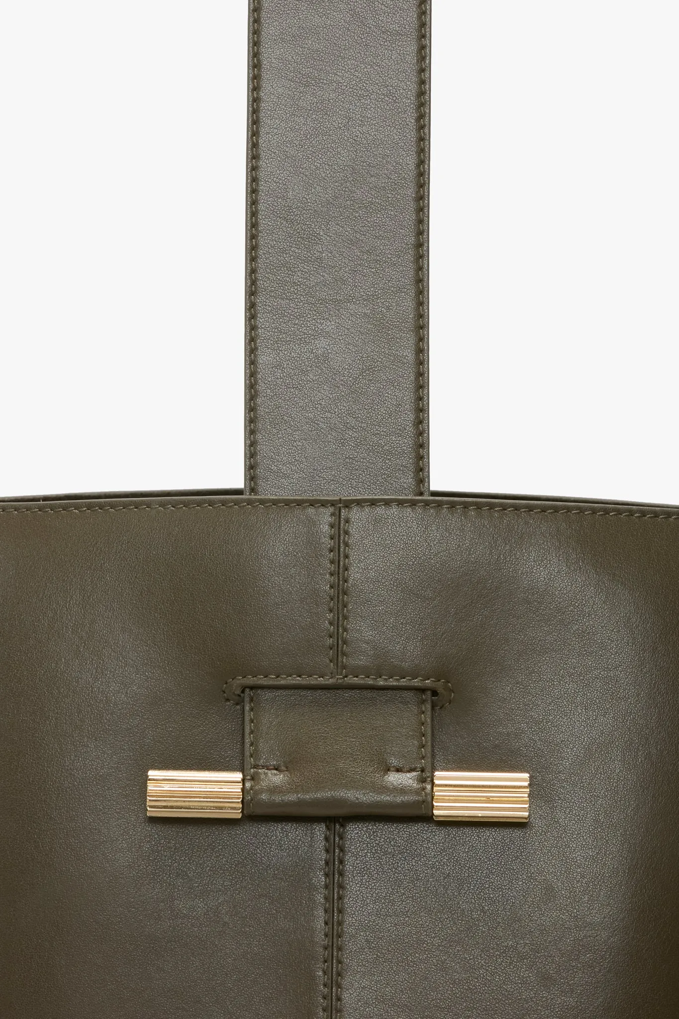 Victoria Beckham | The Dia Bucket Bag - Dark Khaki sold by Sisters & Co product image thumbnail 3