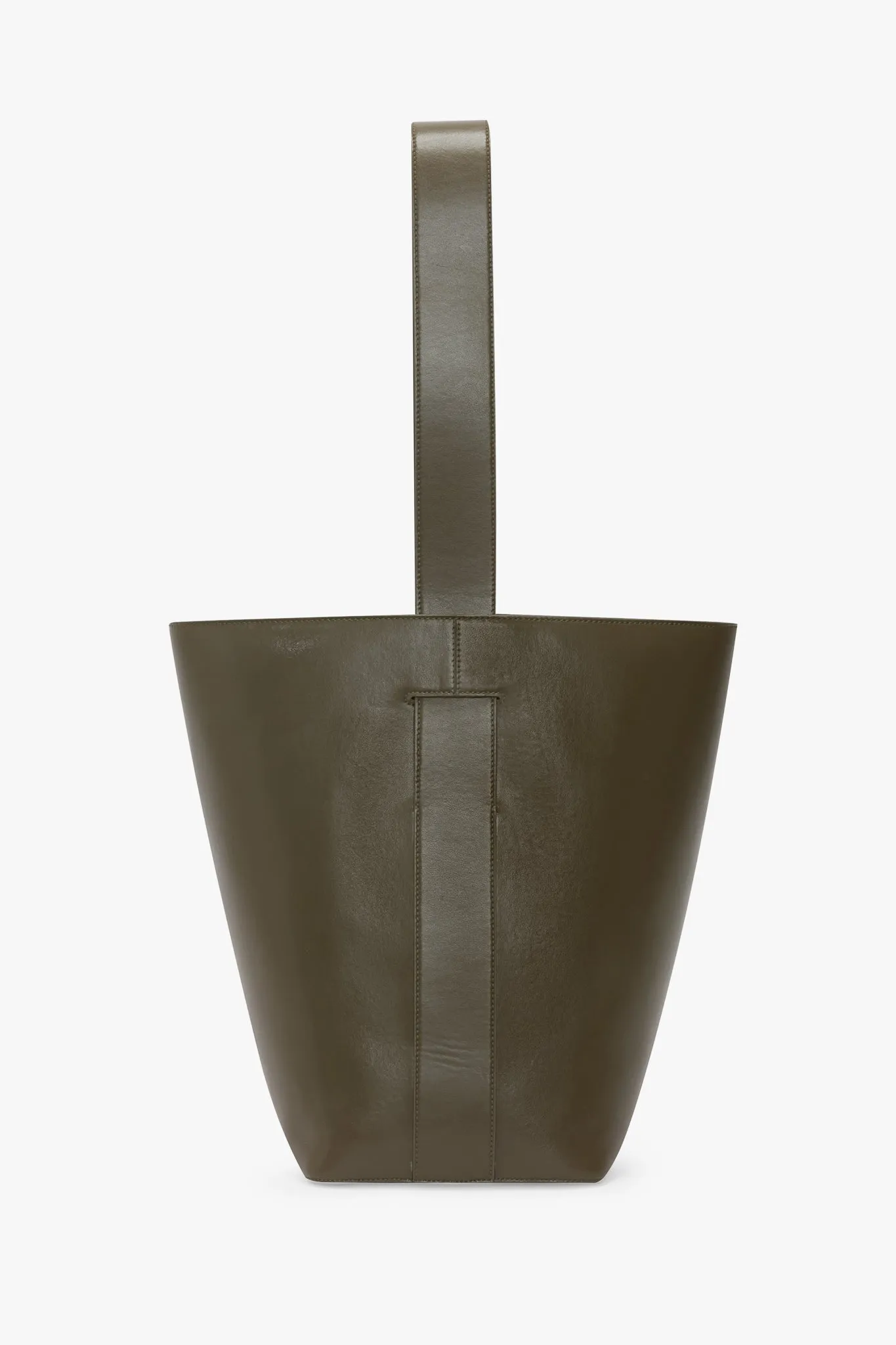 Victoria Beckham | The Dia Bucket Bag - Dark Khaki sold by Sisters & Co product image thumbnail 5