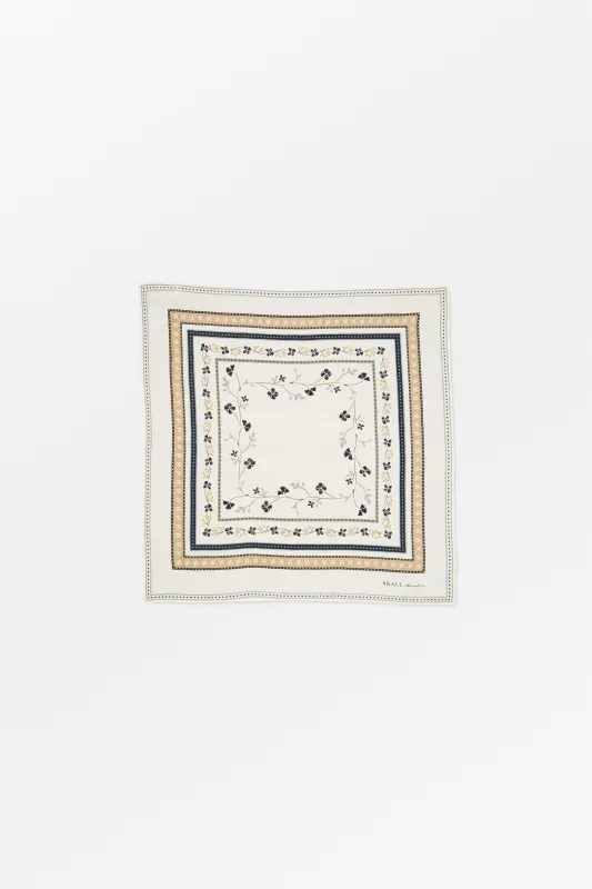 Skall Studio | Skall Floral Scarf - Ivory sold by Sister & Co