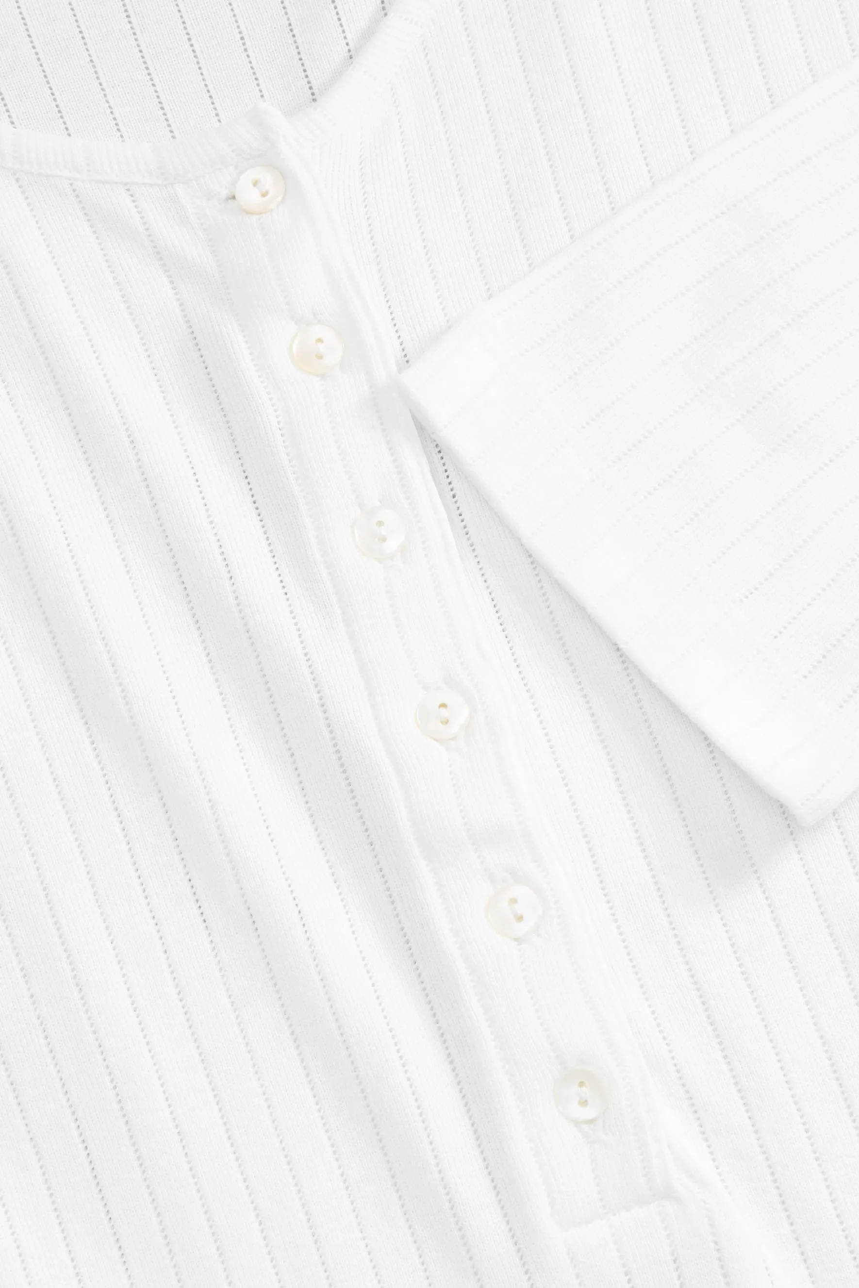 Skall Studio | Liv Henley Tee - Optic White sold by Sisters & Co product image thumbnail 4