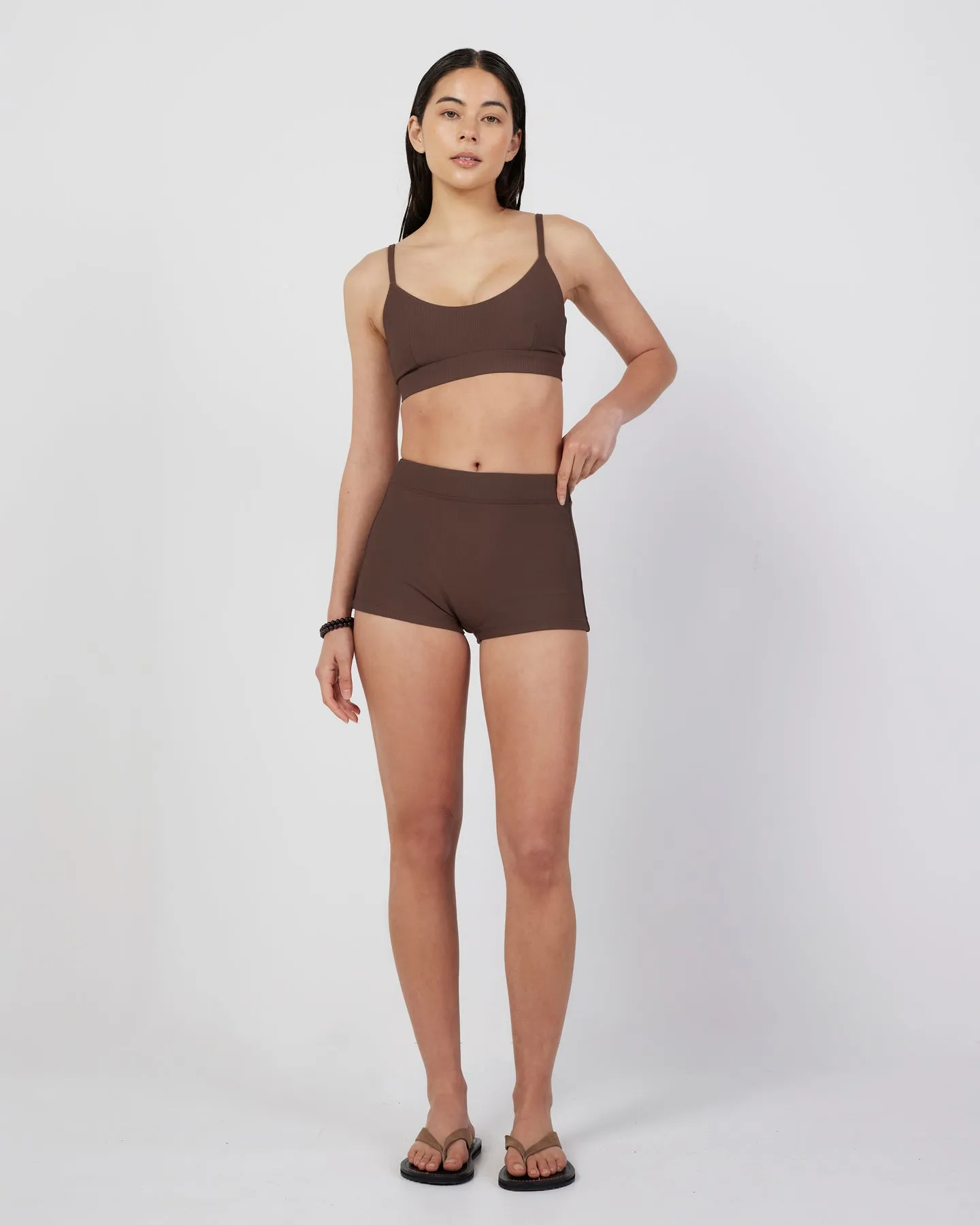 Dear Dylan | Swim Short - Umber Rib sold by Sisters & Co product image thumbnail 2