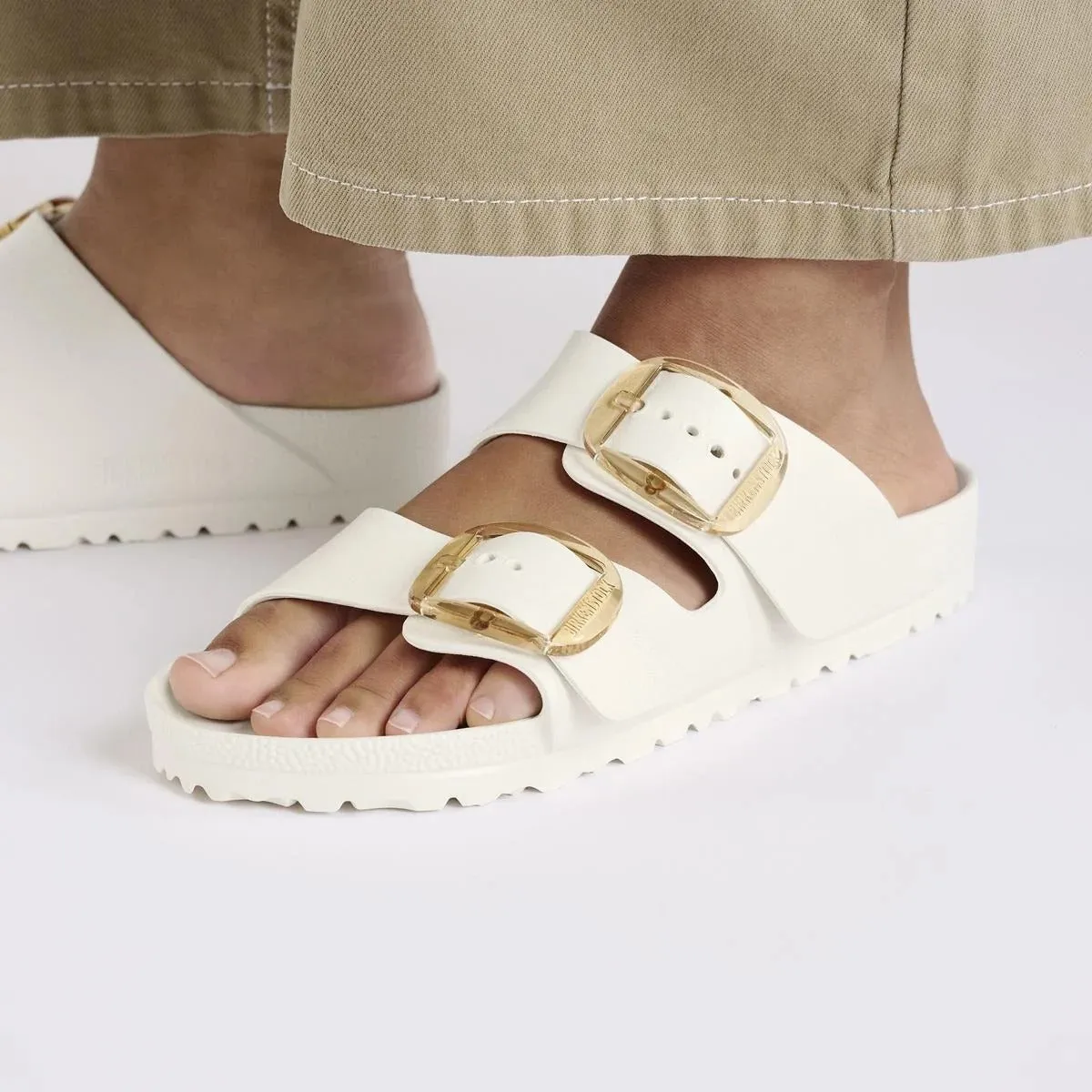 Birkenstock | Arizona Big Buckle EVA Narrow - Eggshell sold by Sisters & Co product image thumbnail 3