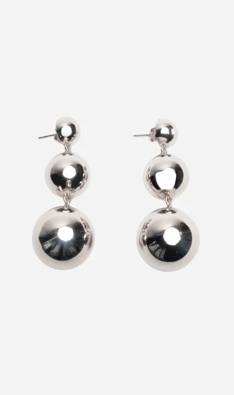 Jasmin Sparrow | Flow Earrings Long - Silver sold by Sisters & Co
