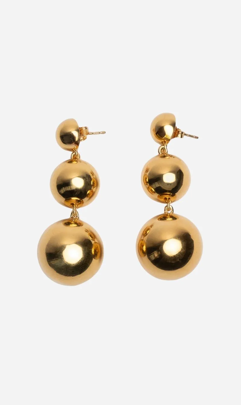 Jasmin Sparrow | Flow Earrings Long - Gold sold by Sisters & Co