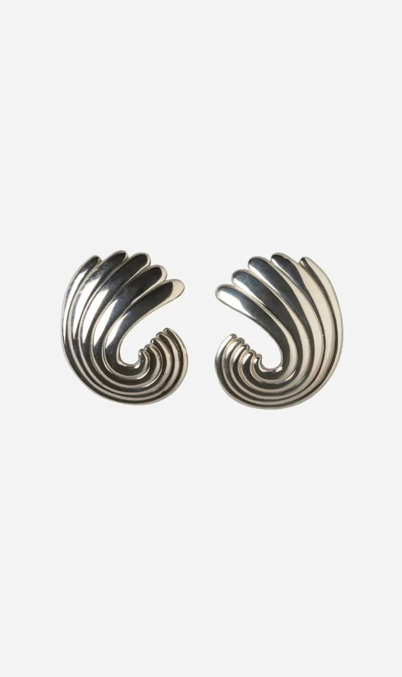 Jasmin Sparrow | Deco Earrings - Silver sold by Sisters & Co