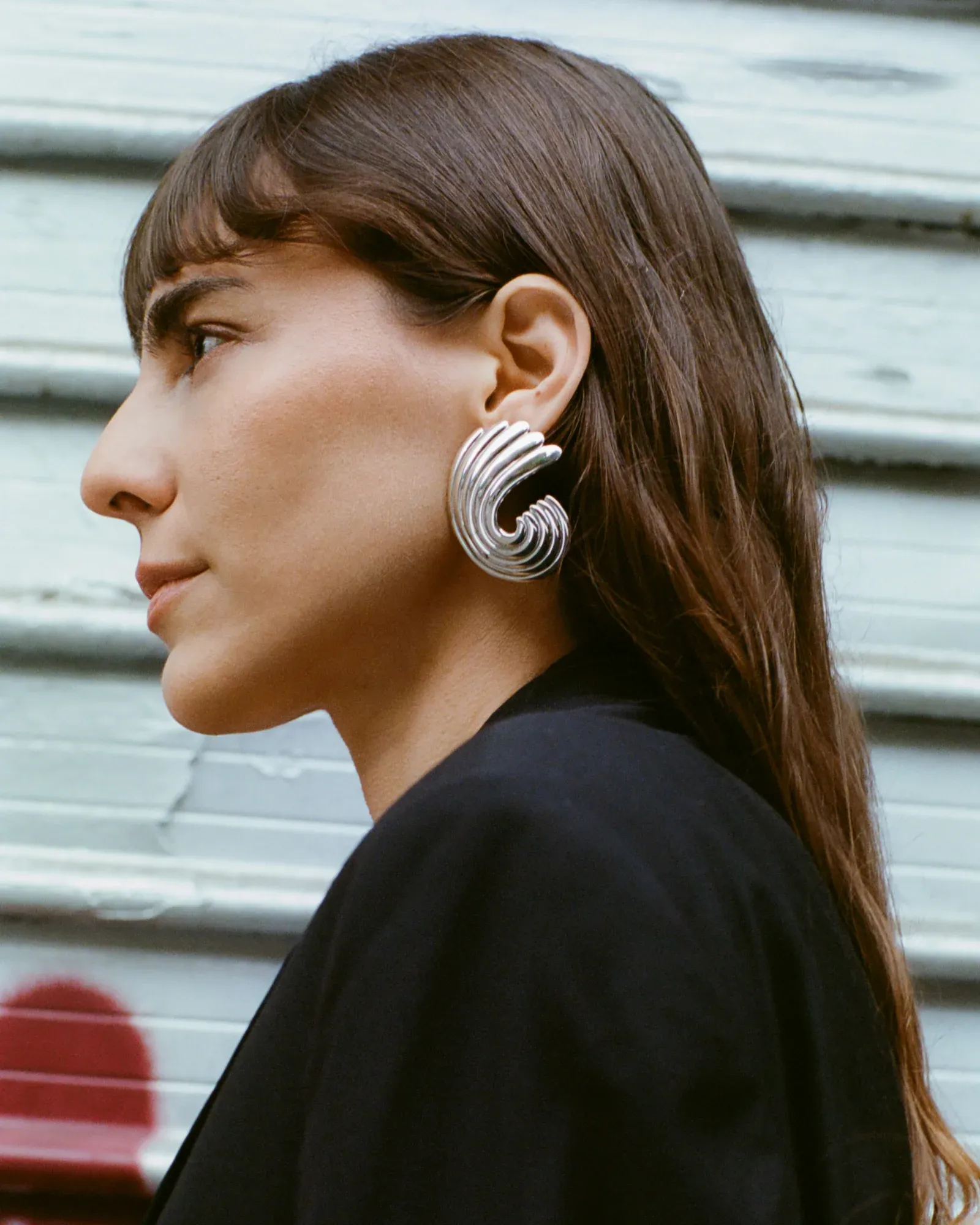 Jasmin Sparrow | Deco Earrings - Silver sold by Sisters & Co product image thumbnail 3