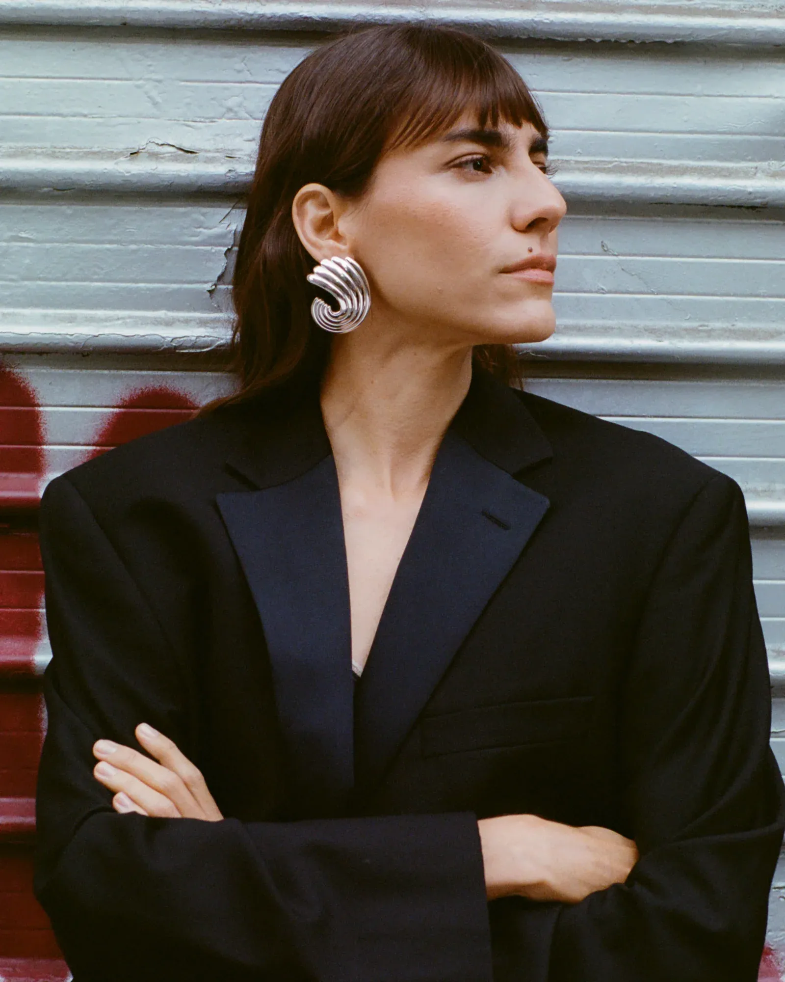 Jasmin Sparrow | Deco Earrings - Silver sold by Sisters & Co product image thumbnail 4
