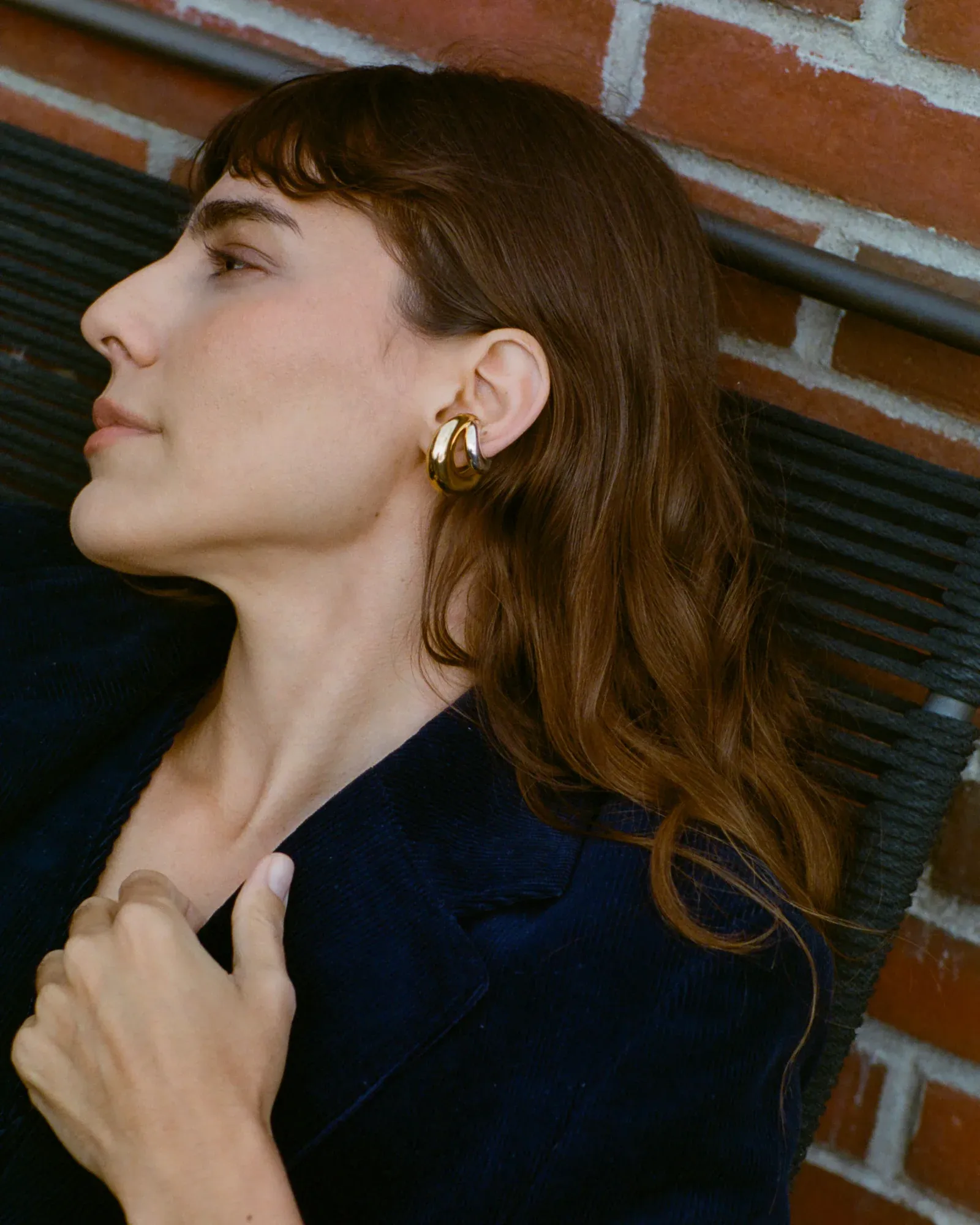 Jasmin Sparrow | Modernist Ear Cuff - Gold sold by Sisters & Co product image thumbnail 2
