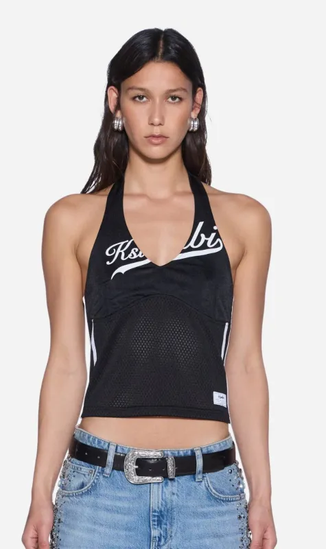 Ksubi | Playoff Halter Jersey - Black sold by Sisters & Co