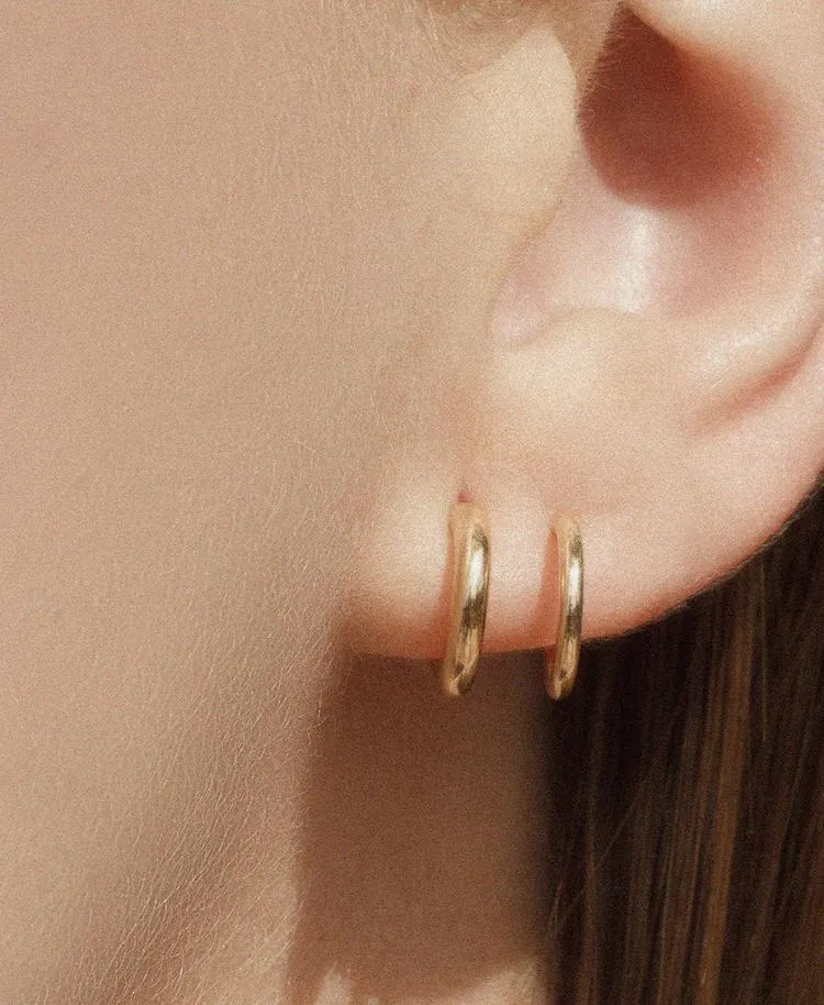 Meadowlark | Hera Double Hoops - Silver sold by Sisters & Co product image thumbnail 2