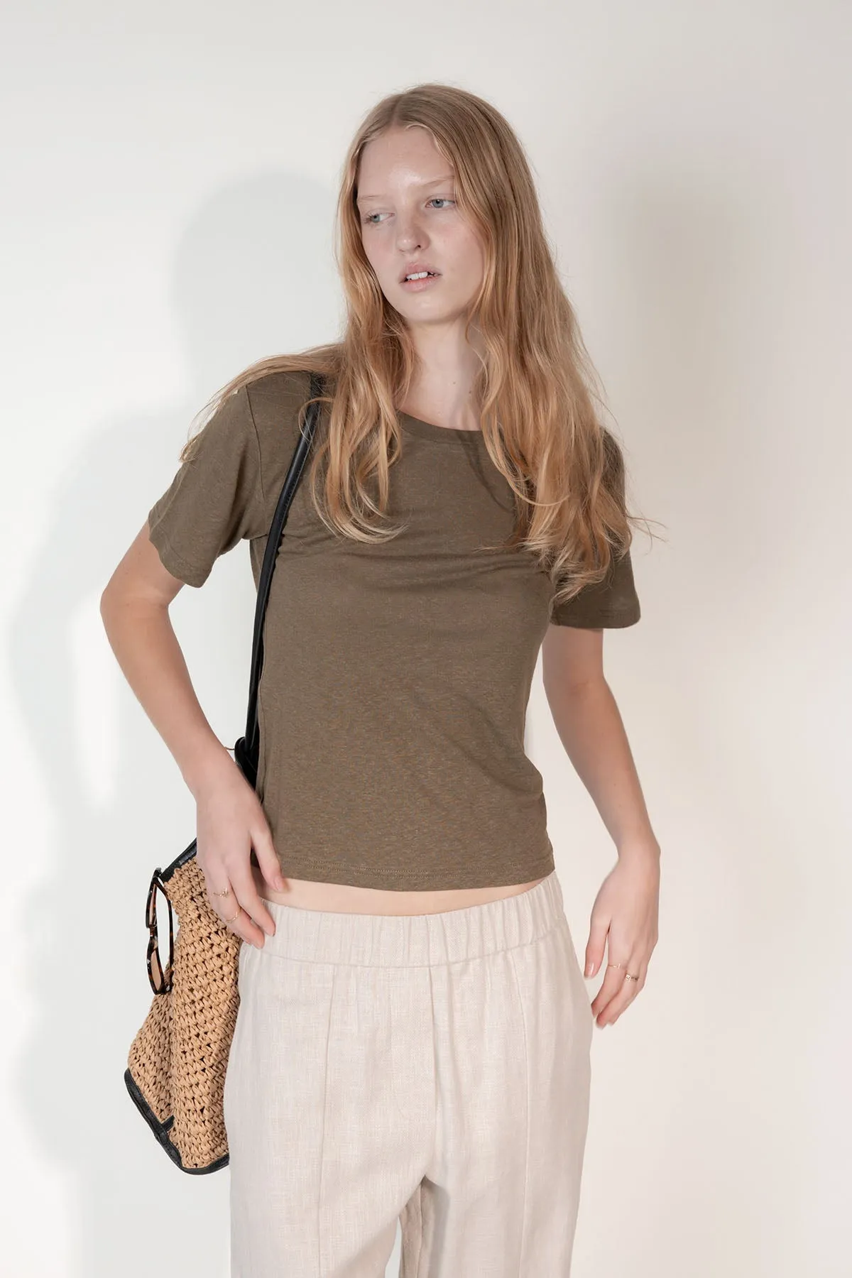 Knuefermann | Fitted T.Shirt - Olive sold by Sisters & Co product image thumbnail 2