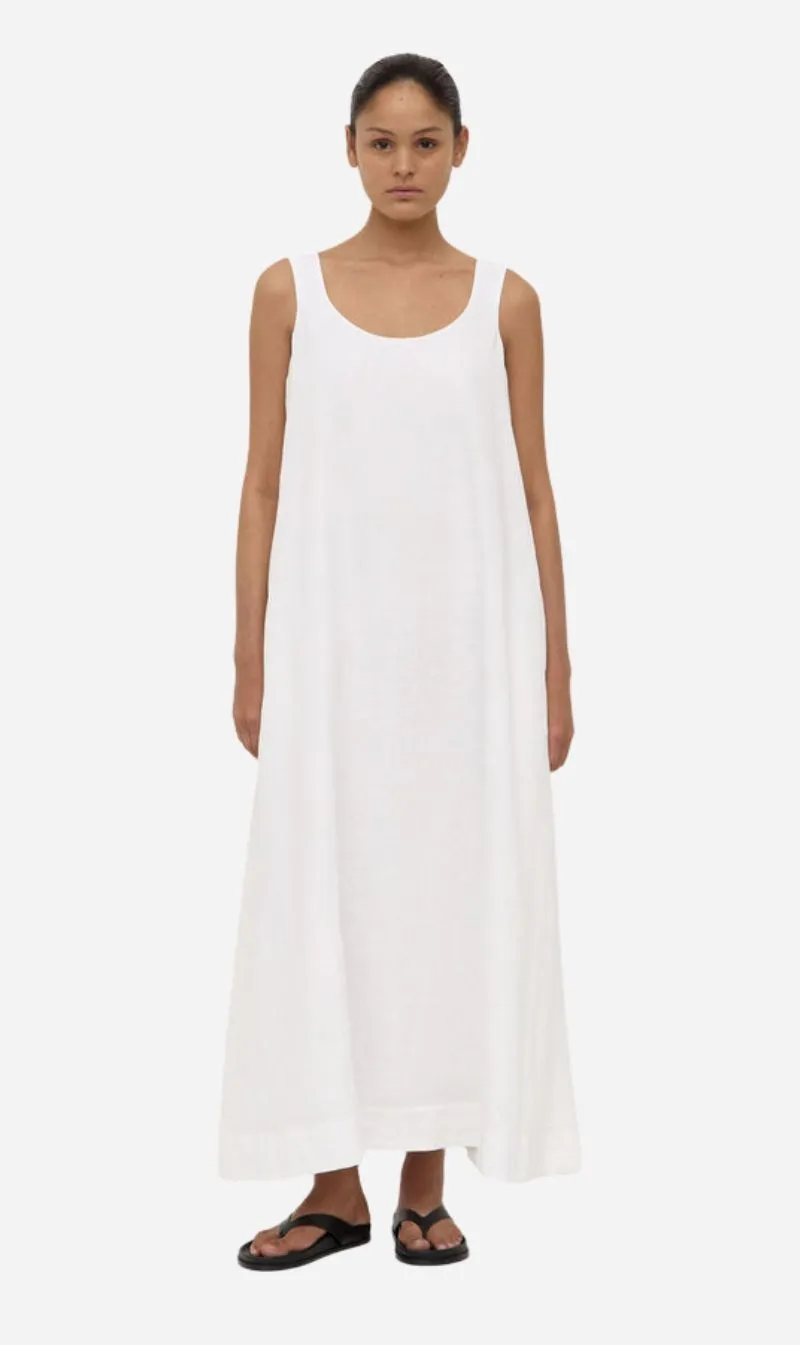 Assembly Label | Maree Linen Maxi Dress - White sold by Sisters & Co