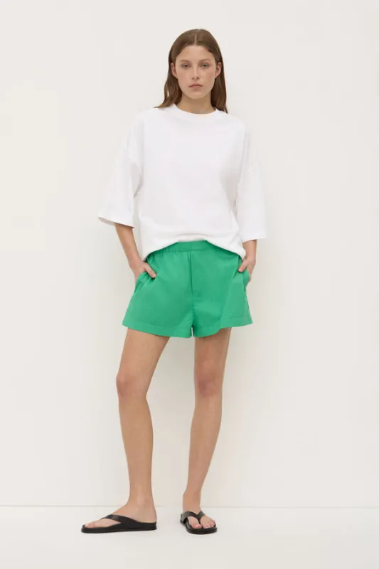 Assembly Label | Everyday Poplin Short - Bright Green sold by Sisters & Co