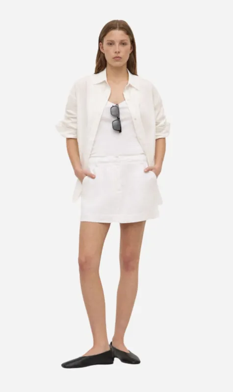 Assembly Label | Amanda Mini Skirt - White sold by Sister & Co