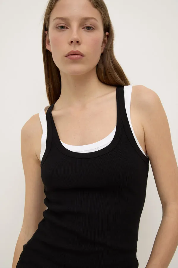 Assembly Label | Charlie Rib Tank - Black sold by Sister & Co product image thumbnail 4
