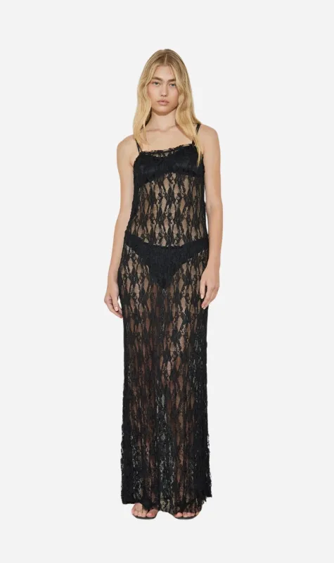 Maison Essentiele | Lace Maxi - Black sold by Sisters & Co