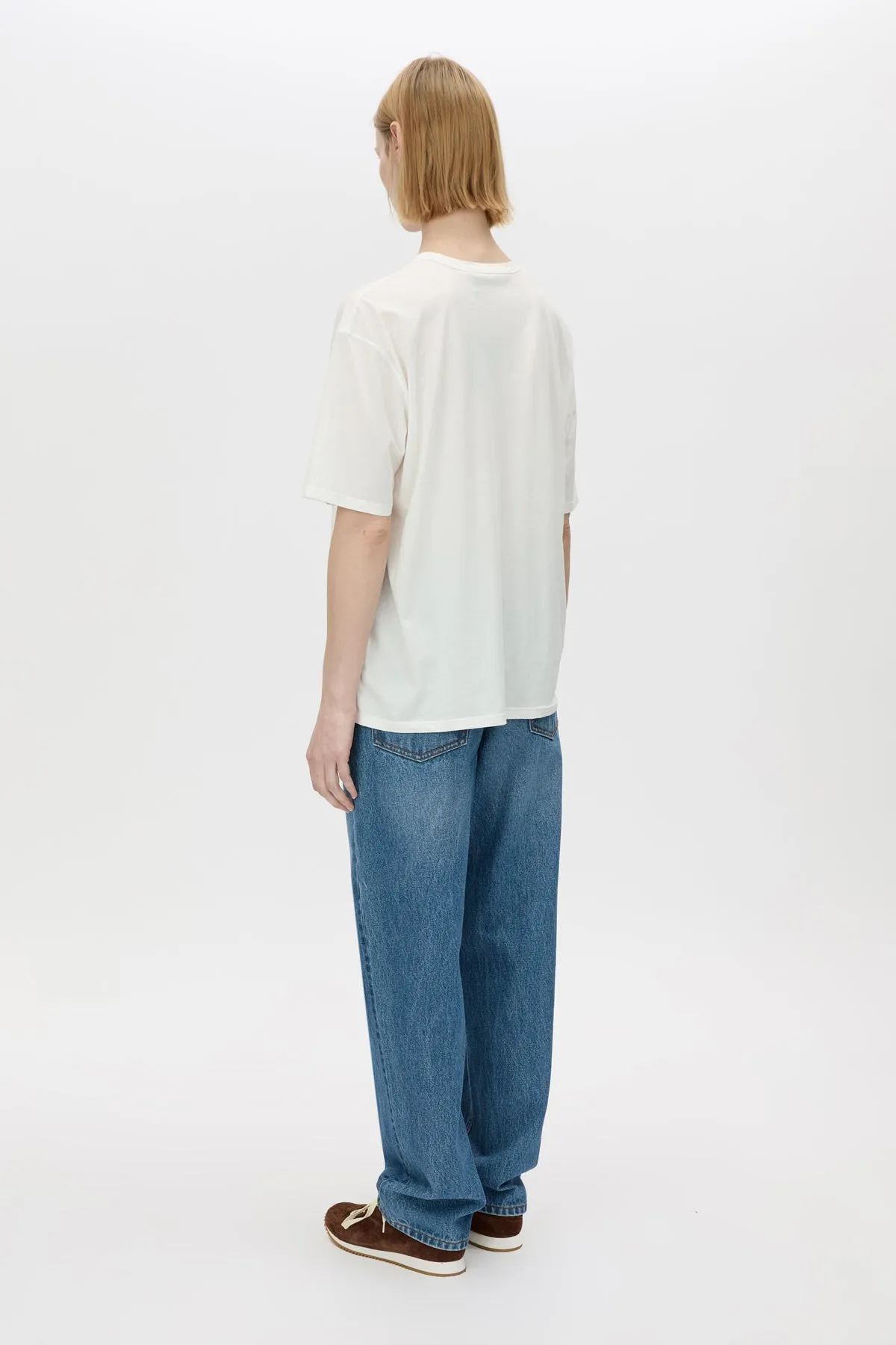 Camilla and Marc | Navarro Logo Tee - Soft White/Forest sold by Sisters & Co product image thumbnail 3