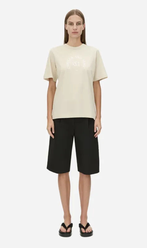 Camilla and Marc | Karine Graphic Tee - Chalk sold by Sisters & Co