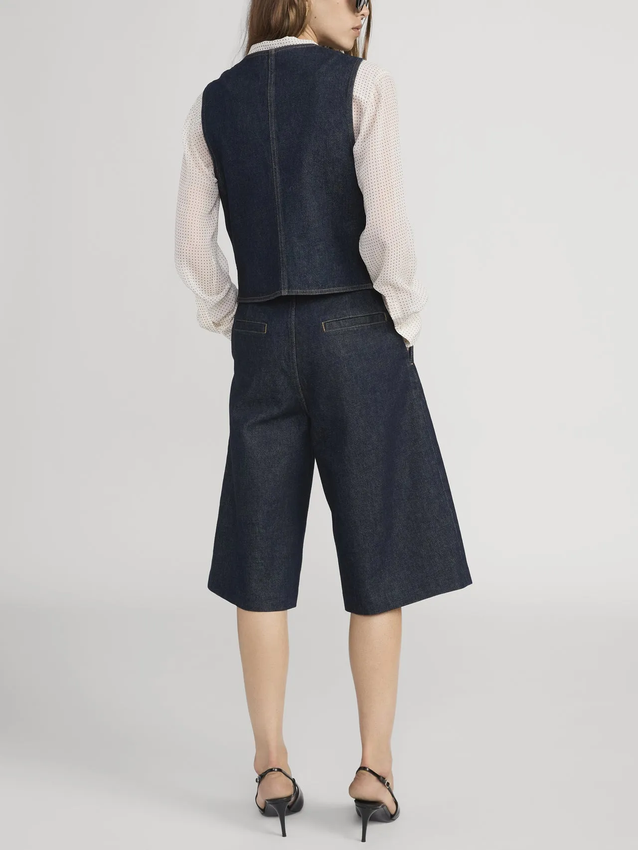 Frame | The Denim Vest - Rinse sold by Sisters & Co product image thumbnail 5