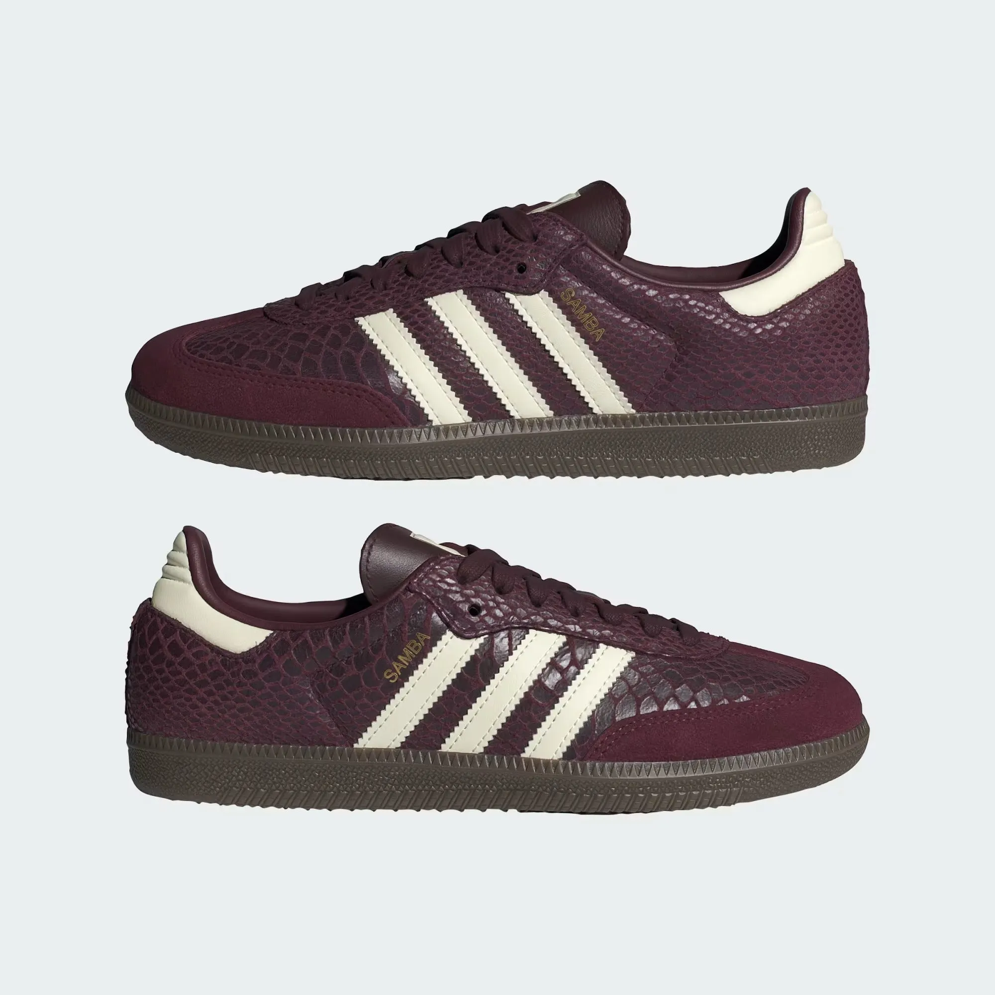 Adidas | Samba OG - Maroon / Cream White / Gold Metallic sold by Sisters & Co product image thumbnail 4