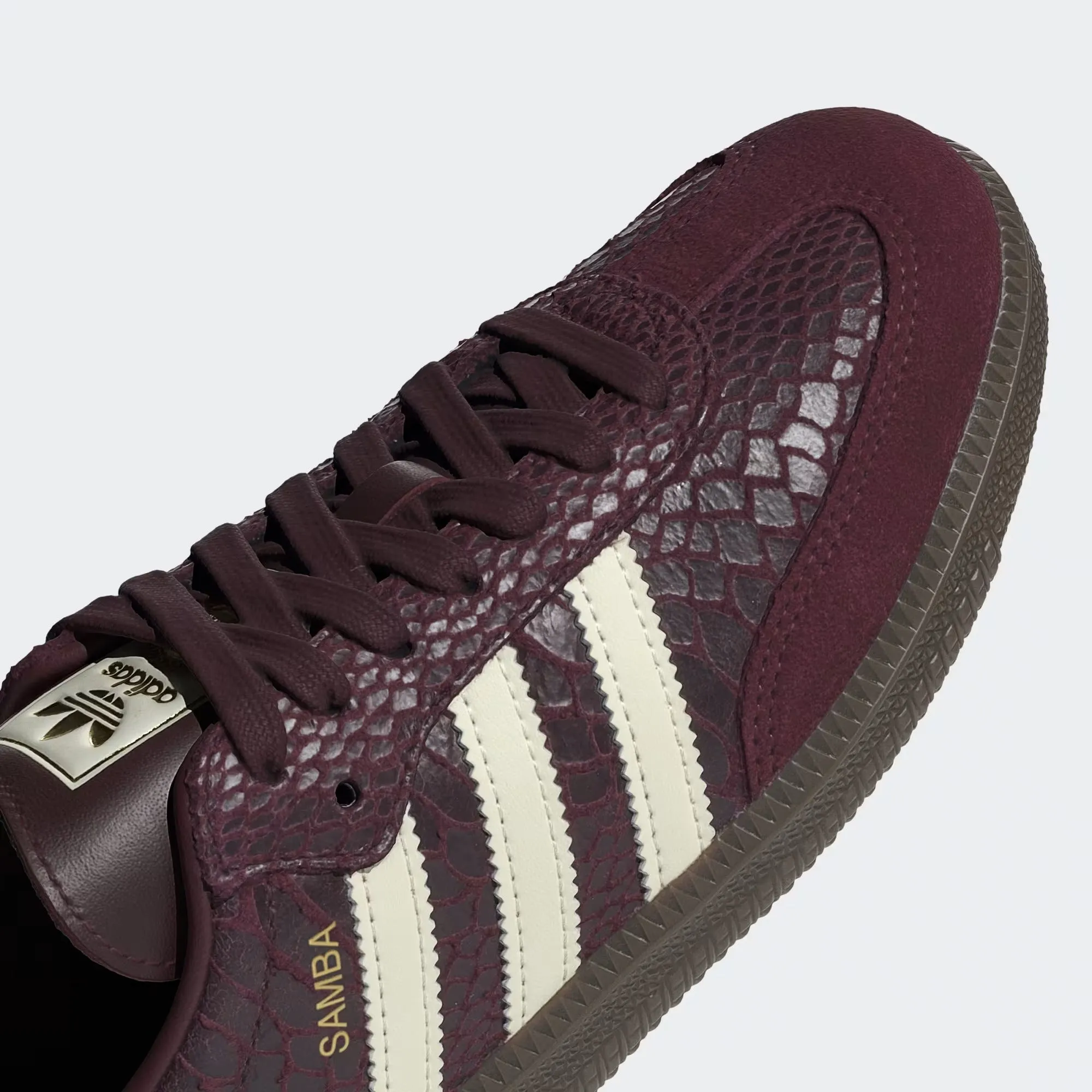 Adidas | Samba OG - Maroon / Cream White / Gold Metallic sold by Sisters & Co product image thumbnail 5