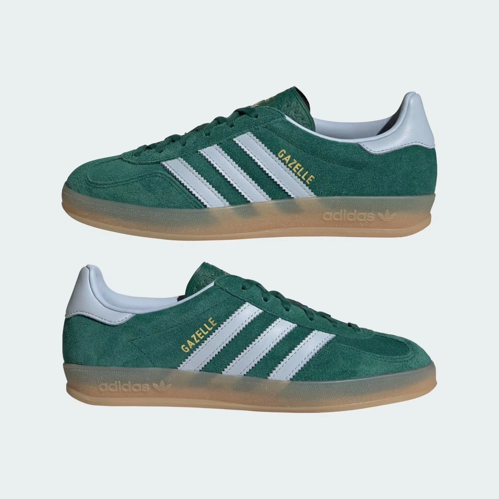 Adidas | Gazelle Indoor - Green / Crystal Sky / Gum sold by Sisters & Co product image thumbnail 5