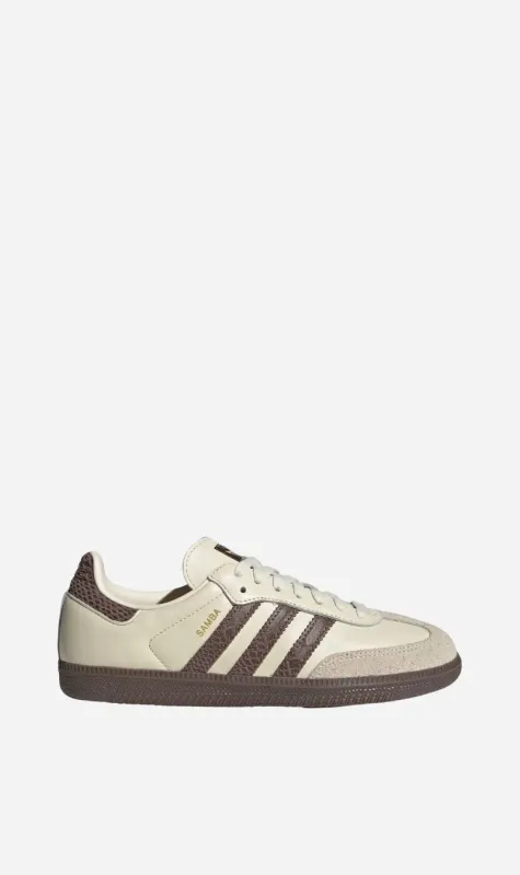 Adidas | Samba OG - Cream White / Earth Strata / Maroon sold by Sisters & Co
