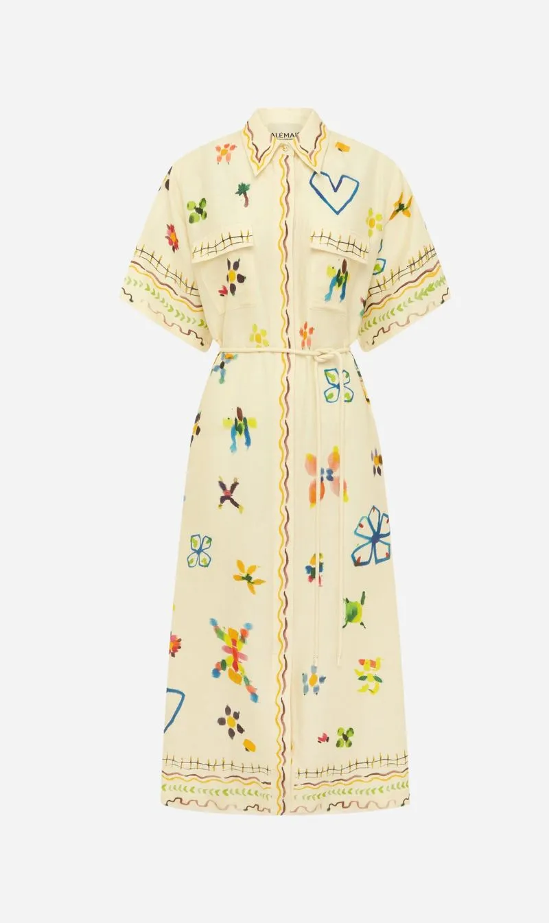 Alemais | Sidi Shirt Dress - Multi sold by Sisters & Co