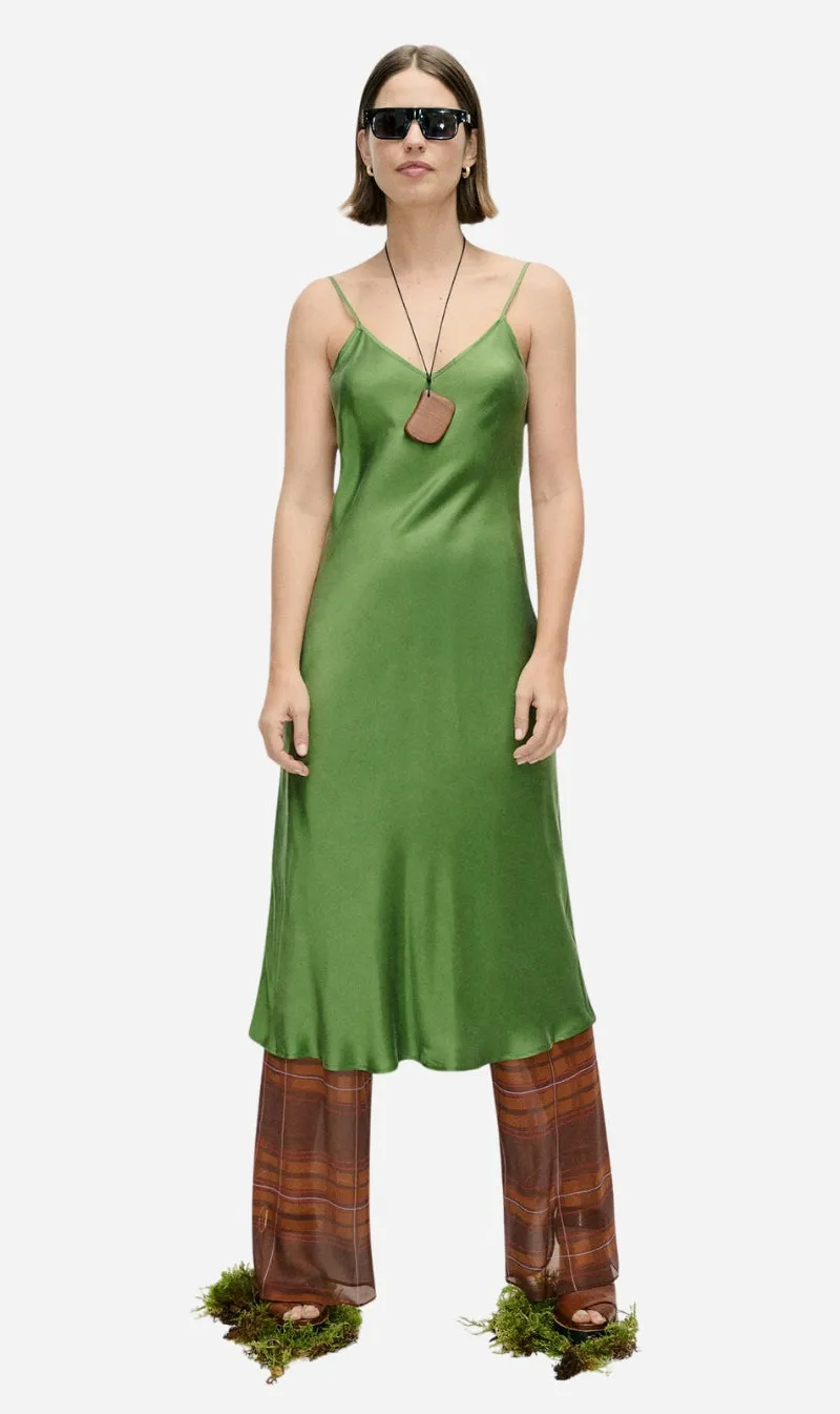 Silk Laundry | Chiffon Bias Cut Pants - Root Plaid sold by Sisters & Co