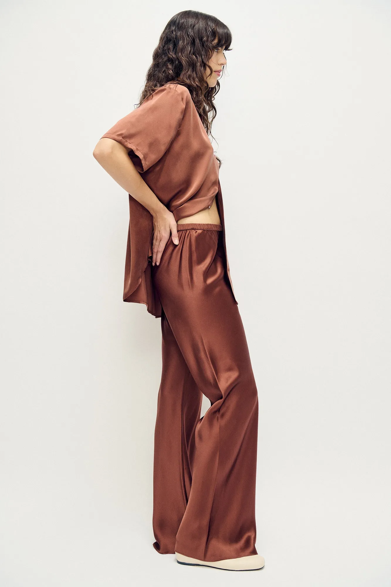 Silk Laundry | Bias Cut Pants - Root sold by Sisters & Co product image thumbnail 3