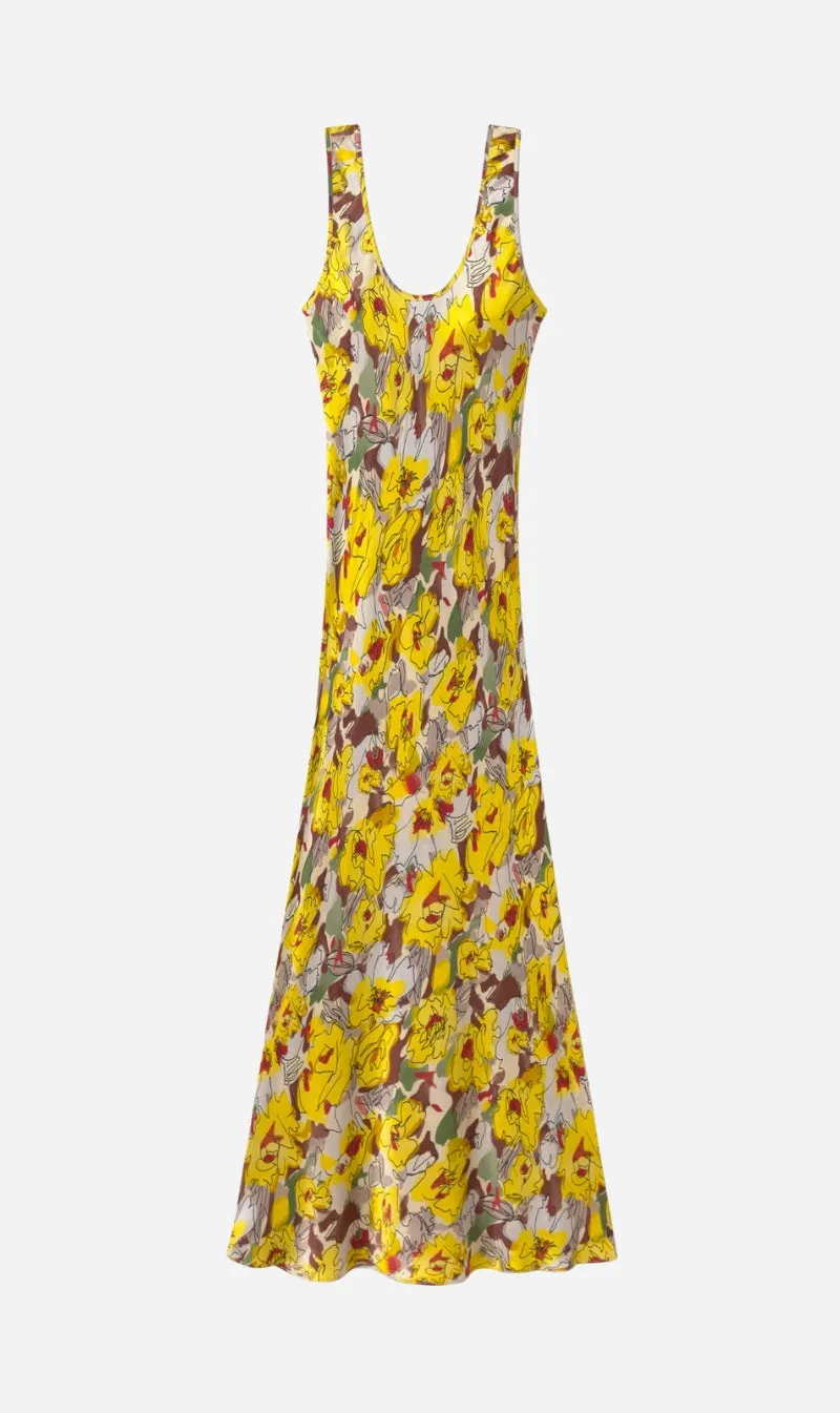 Silk Laundry | Scoop Neck Dress - Sun Floral sold by Sisters & Co