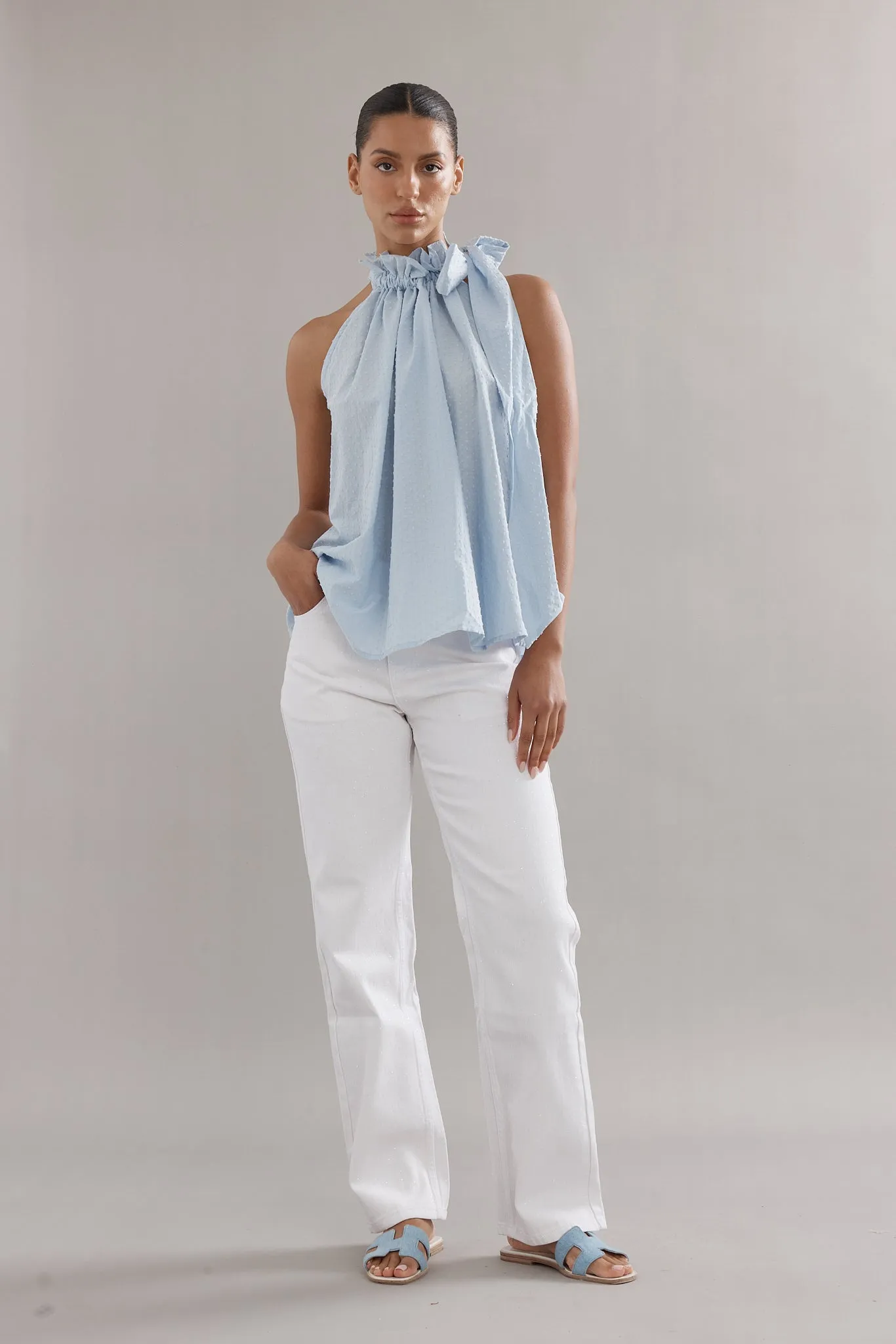 Caitlin Crisp | Margot Top - Blue sold by Sisters & Co product image thumbnail 2