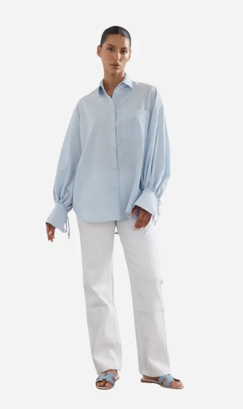 Caitlin Crisp | Sonny Shirt - Blue sold by Sisters & Co