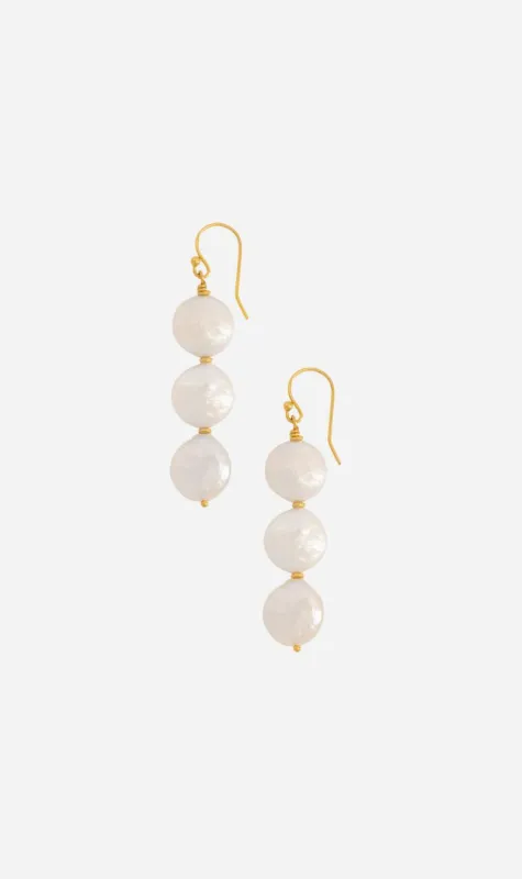 La Tribe | Pearl Trio - Gold sold by Sisters & Co
