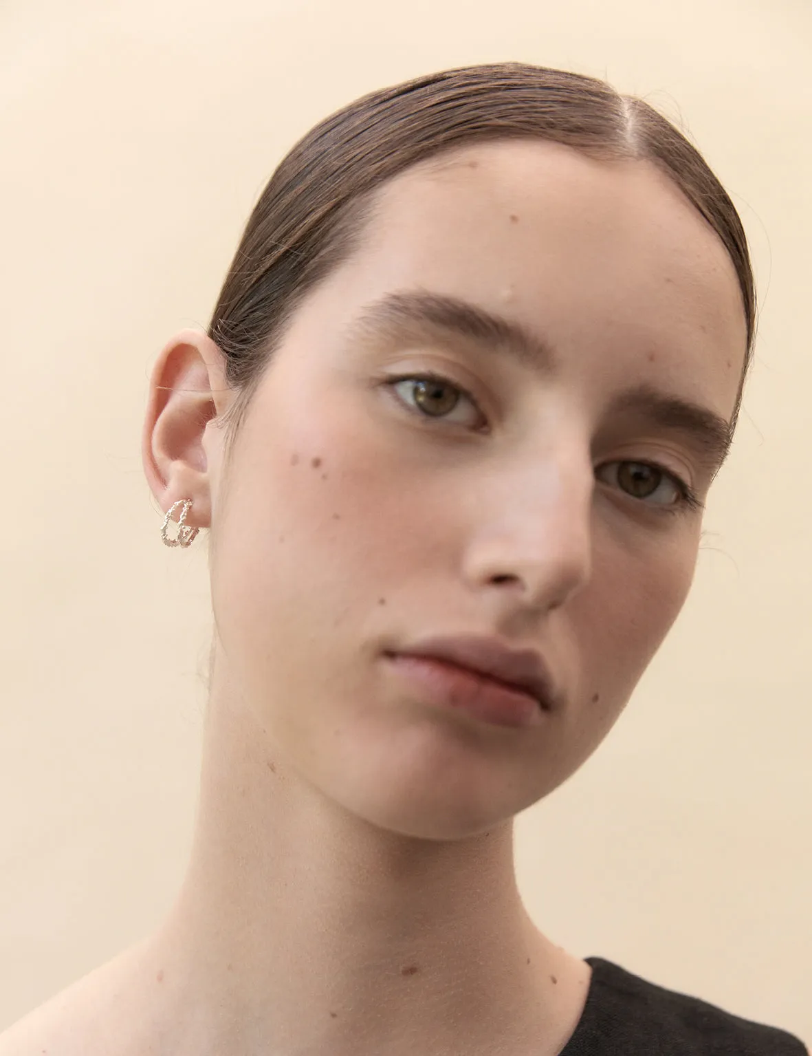 La Tribe | Double Ivy Hoop - Silver sold by Sisters & Co product image thumbnail 2