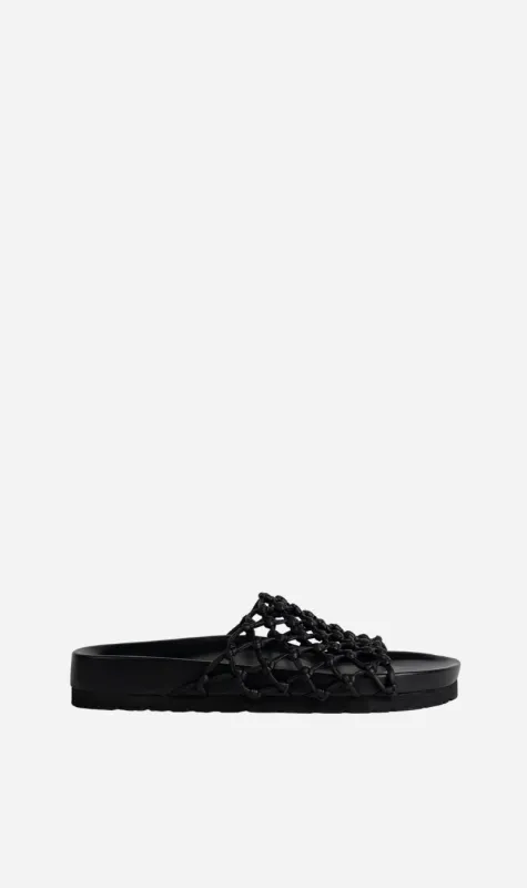La Tribe | Vanessa Slide - Black sold by Sisters & Co