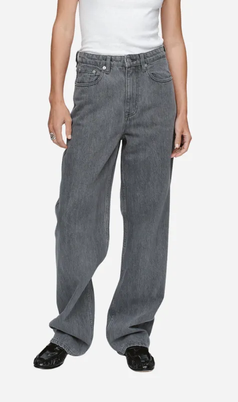 Marle | Relaxed Curve Jean - Stone sold by Sisters & Co