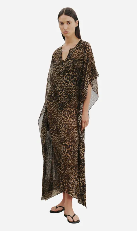 Nili Lotan | Erica Caftan - Vintage Leopard sold by Sisters & Co