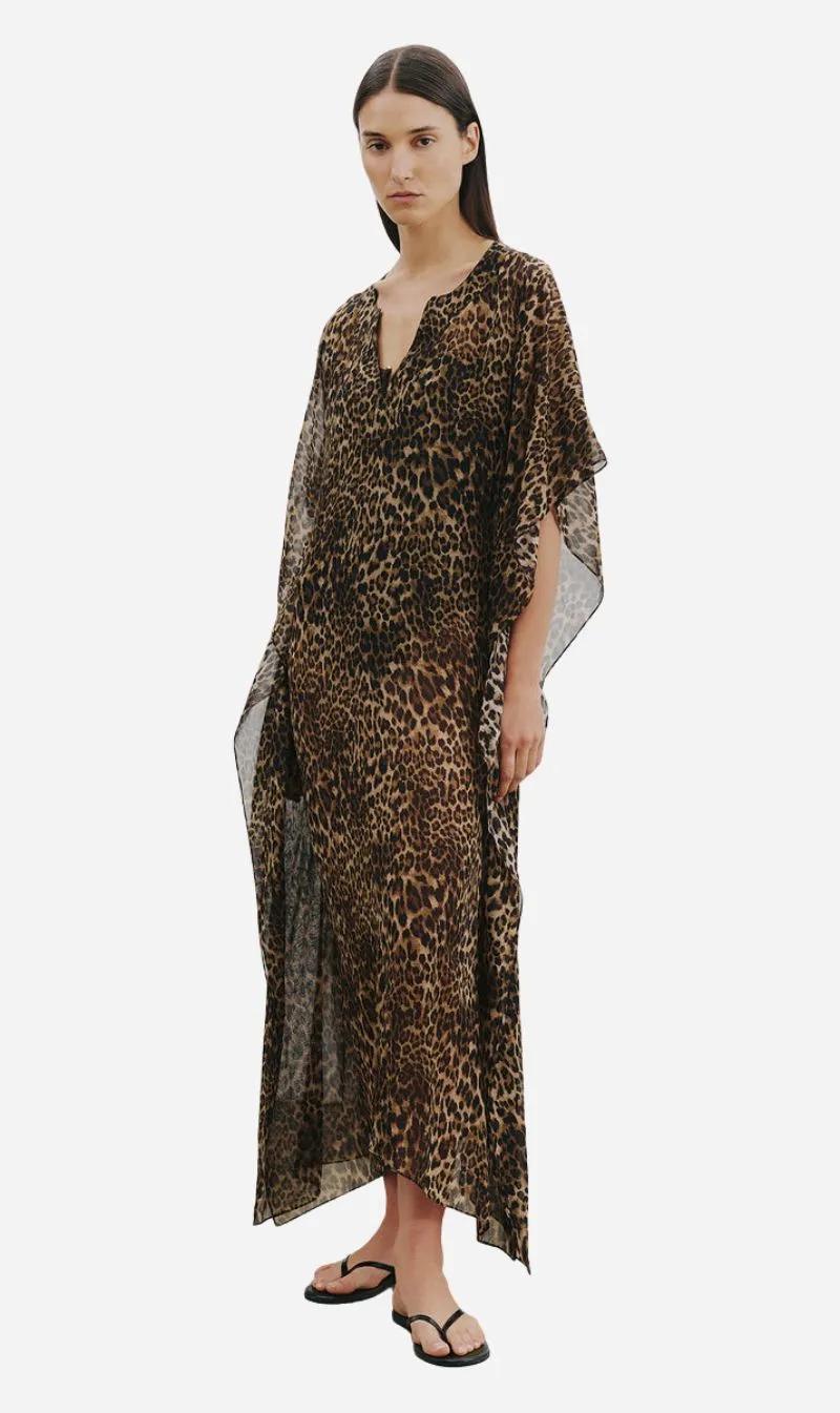 Nili Lotan | Erica Caftan - Vintage Leopard sold by Sisters & Co