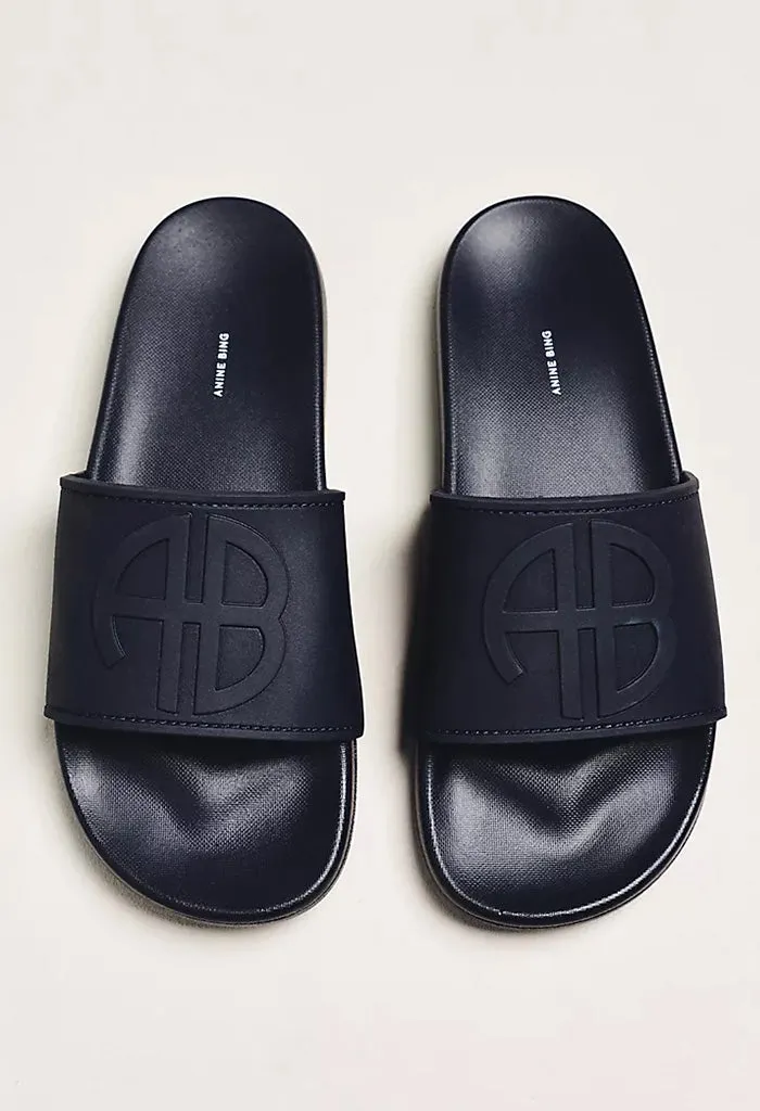 Anine Bing | Isla Slides - Marine Blue sold by Sisters & Co product image thumbnail 4