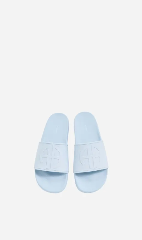 Anine Bing | Isla Slides - Pale Blue sold by Sisters & Co